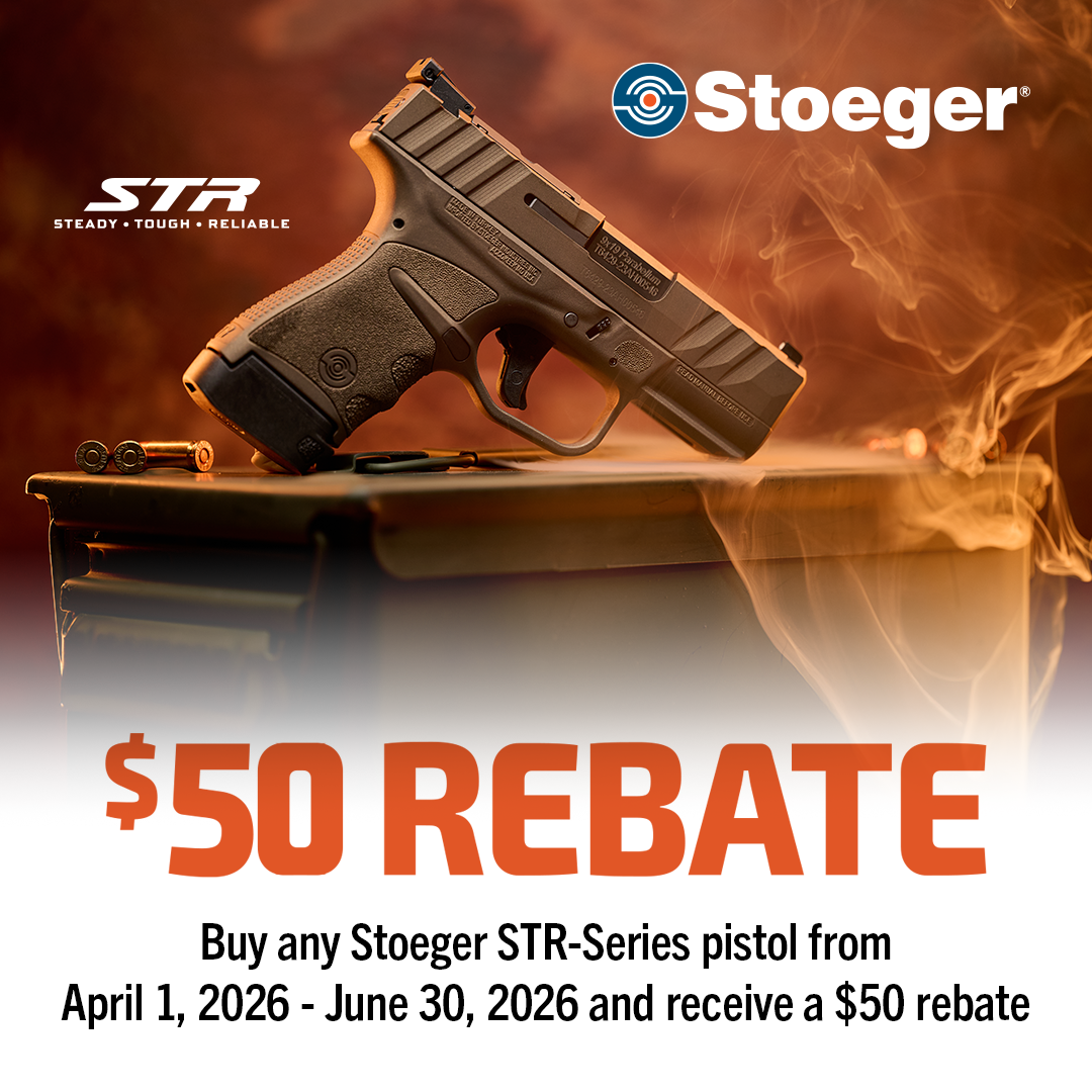 Stoeger STR rebate for Spring $50 dollars off 